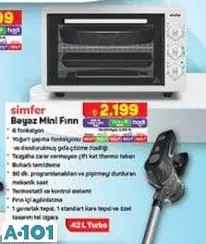 SİMFER BEYAZ MİNİ FIRIN